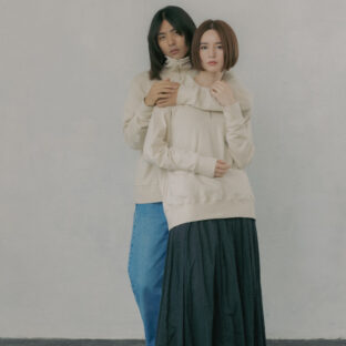 ZipカラースウェットP/O(ペア)