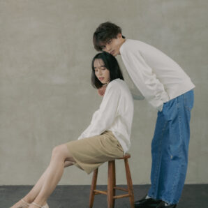 袖ロゴ刺繍スウェットP/O（ペア）