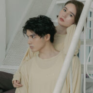 ロゴプリント入りスーピマロンT（ペア）