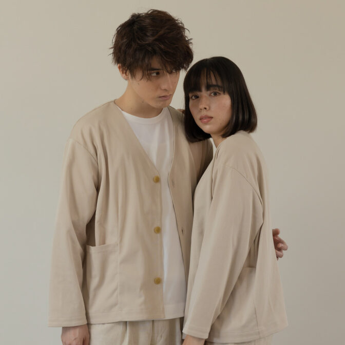 カーディガン　ペアルック