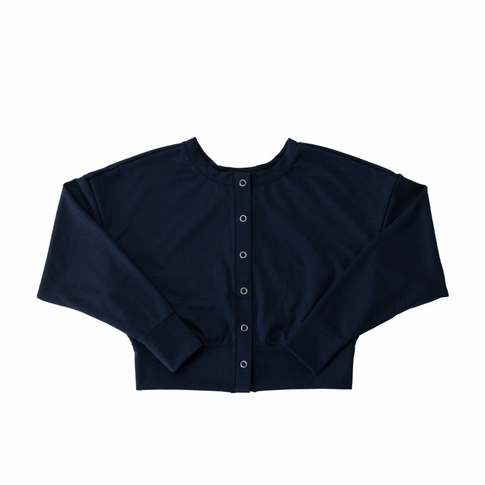 紺色 カーディガン