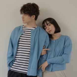 2wayドットボタンスウェット(ペア)