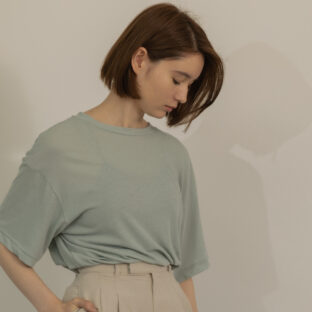 シアー刺繍ロゴTee（レディース）