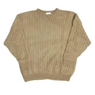 ルーズフィットモヘアニットトップス（メンズ）